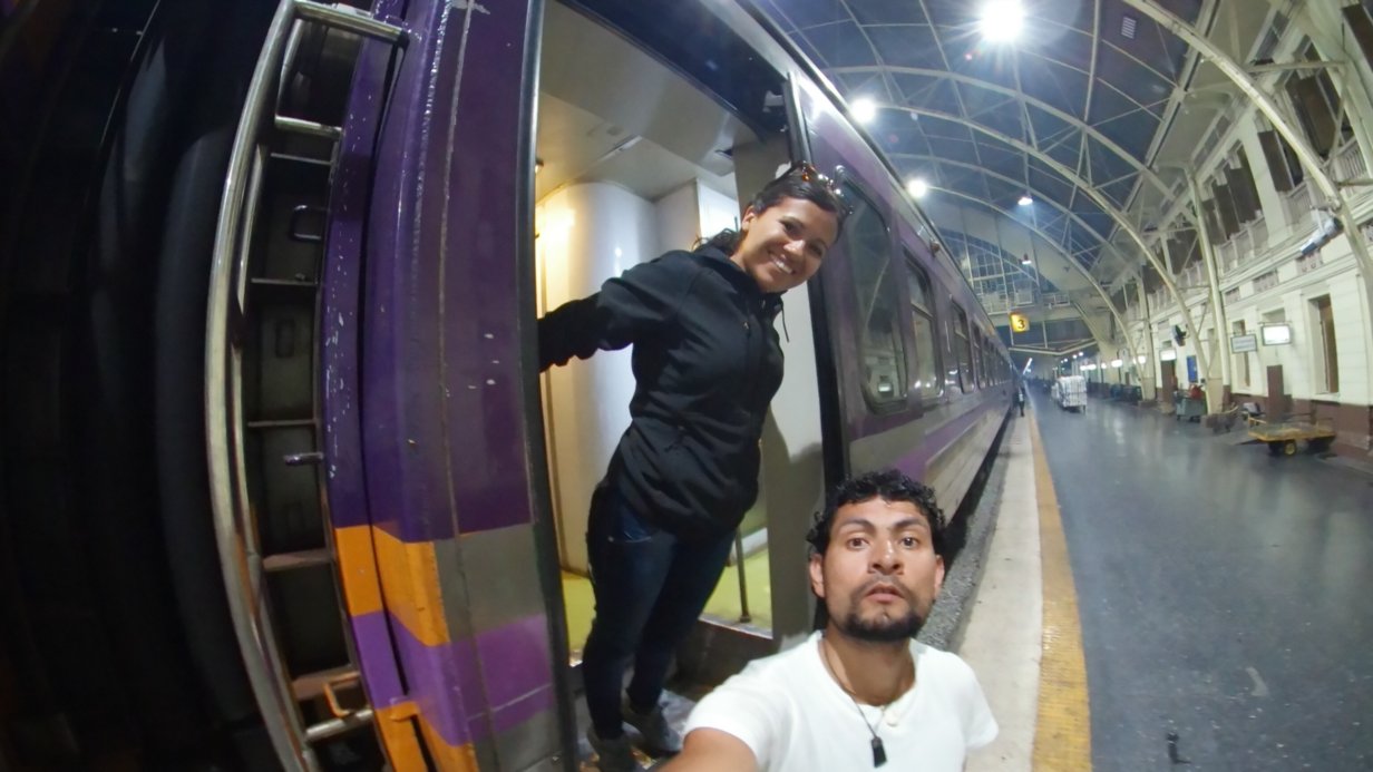 Vianado en primera clase, tren